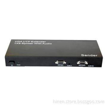 8x RJ45 VGA UTP Extender 1X8 Splitter